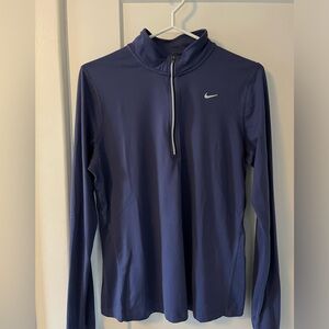 Nike 3/4 zip running shirt